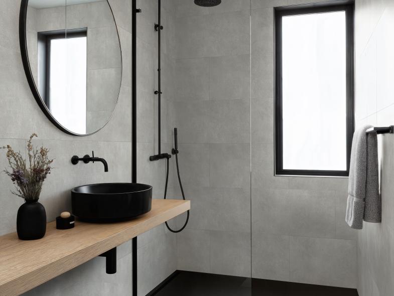 bloom uni dark concrete clear