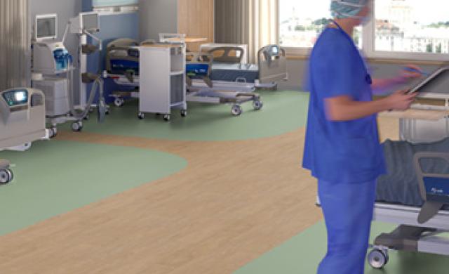 Podłogi z oznaczeniami dla osób niepełnosprawnych